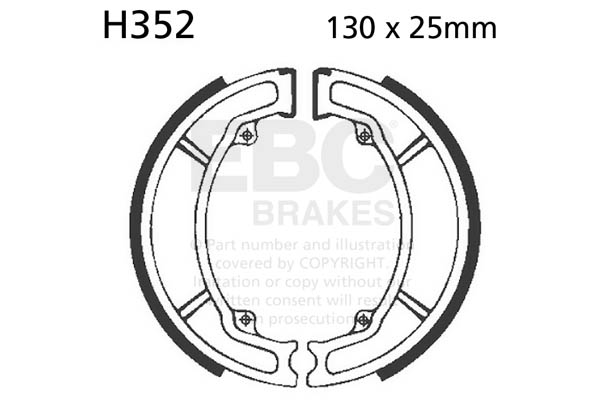 403-H352 EBC Kampana Fren Balataları - H352 Kampana Fren Balataları 403-H352 EBC Kampana Fren Balataları - H352 Kampana Fren Balataları