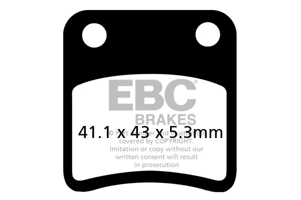403-SFA257/2 EBC EL FREN BALATASI -HONDA/BMW/PIAGGIO Fren Balataları 403-SFA257/2 EBC EL FREN BALATASI -HONDA/BMW/PIAGGIO Fren Balataları