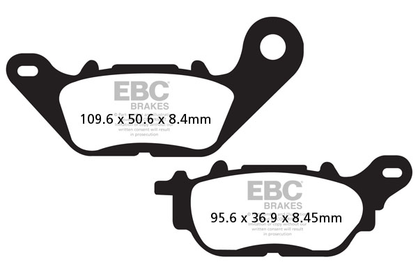 403-SFA464 EBC SCOOTER FREN BALATASI Fren Balataları 403-SFA464 EBC SCOOTER FREN BALATASI Fren Balataları
